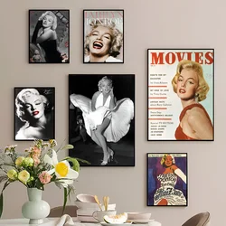 Marilyn Monroe 50s Movie Star DIY Sticky Poster Whitepaper Prints Posters Artwork Nordic Home Decor