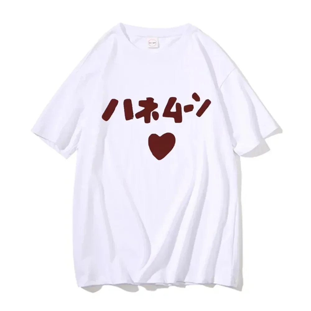 Japanisches Manga-T-Shirt, Sommer-Damen-T-Shirt, lustiges, süßes Anime-Print-T-Shirt im gleichen Stil, Harajuku, kurzärmelig, lässig – Detail 2