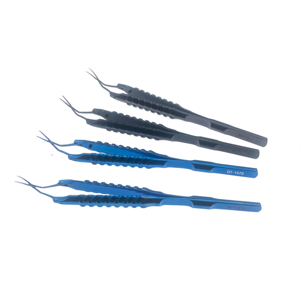 Ophthalmic Capsulorhexis Forceps Micro Forceps Titanium Tweezers Ophthalmic Forceps Ophthalmic Instruments