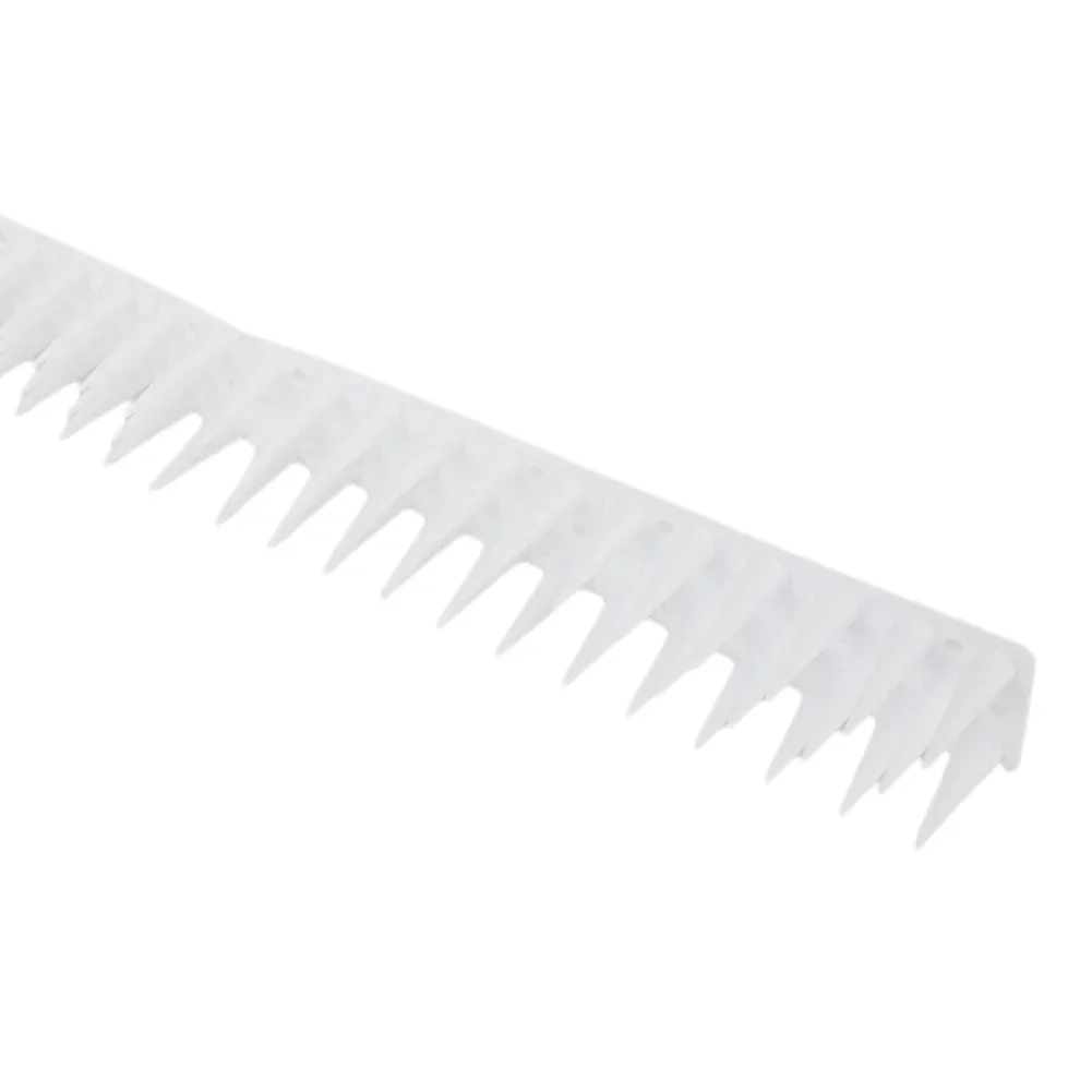 مكافحة الطيور شوكة الطيور المسامير عالية التحكم PP ضد الطيور القط رادع حمامة الردع 1 قطعة 45*4.5*3.7 سنتيمتر الطيور الردع