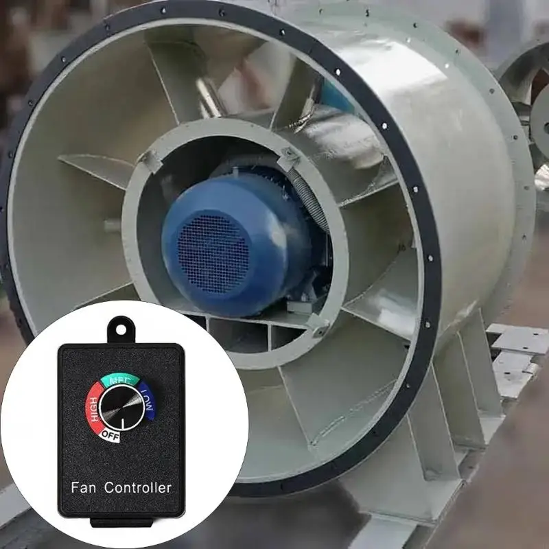 350W Fan Variable Speed Controller Fan Adjuster for Ventilation Equipment