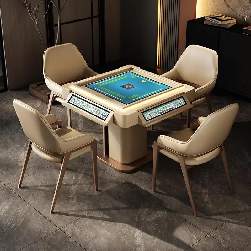 Electronic mahjong table, game console, dining table integrated dual-purpose home intelligent multi-function high-end club 2025