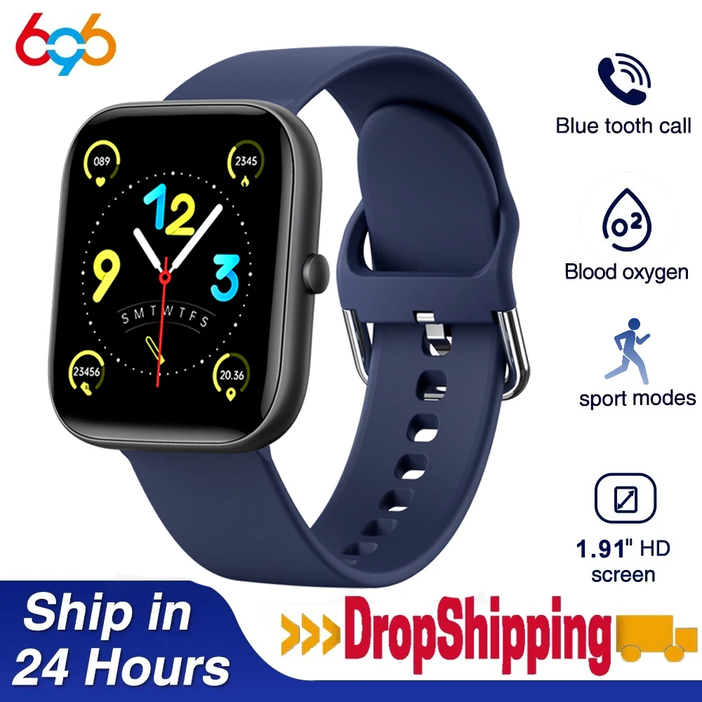 Smart Watch Men Women Blue Tooth Call Fashion Music Waterproof Multi Sport Modes Heart Rate Blood Oxygen Smartwatch Alarm Clock