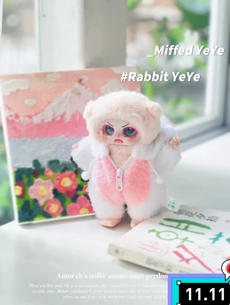 Miffed Yeye Doll Yeye Blind Box Pendant Cute Tide Play Toy Room Decoration Ornaments Mystery Box Surorise Kawaii Doll Girl Gift