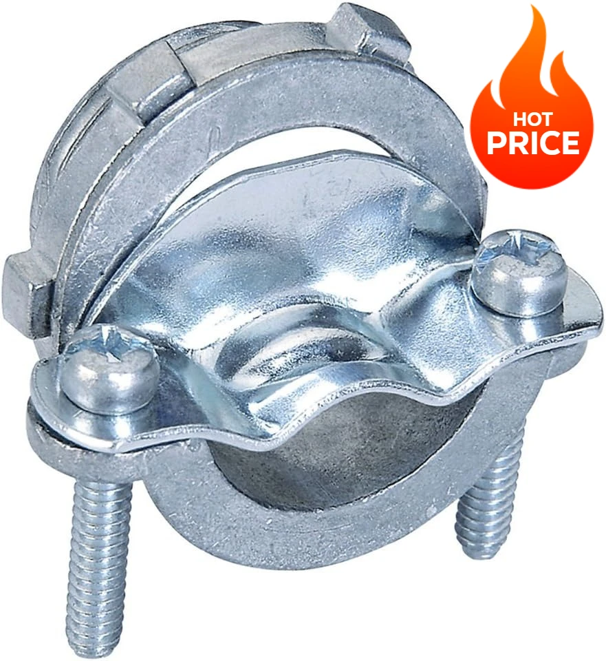

18051 NM/SE Clamp Type Connector 3/8-Inch Conduit Fitting, 4-Pack