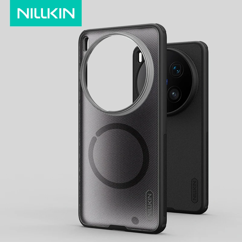 

For Vivo X300 Ultra Case Nillkin Super Frosted Shield Pro Magnetic Hard PC+TPU Matte Back Cover for VIVO X300 Ultra