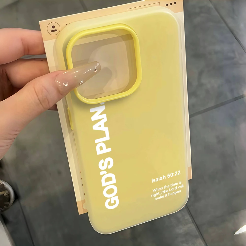 Für iPhone 17 15 16 14 Pro Max Hülle Plus „Gottes Plan“ Bibel-Cover für iPhone 13 11 12 ProMax XS XR 7 8 Plus Hüllen in Bonbonfarben – Detail 9