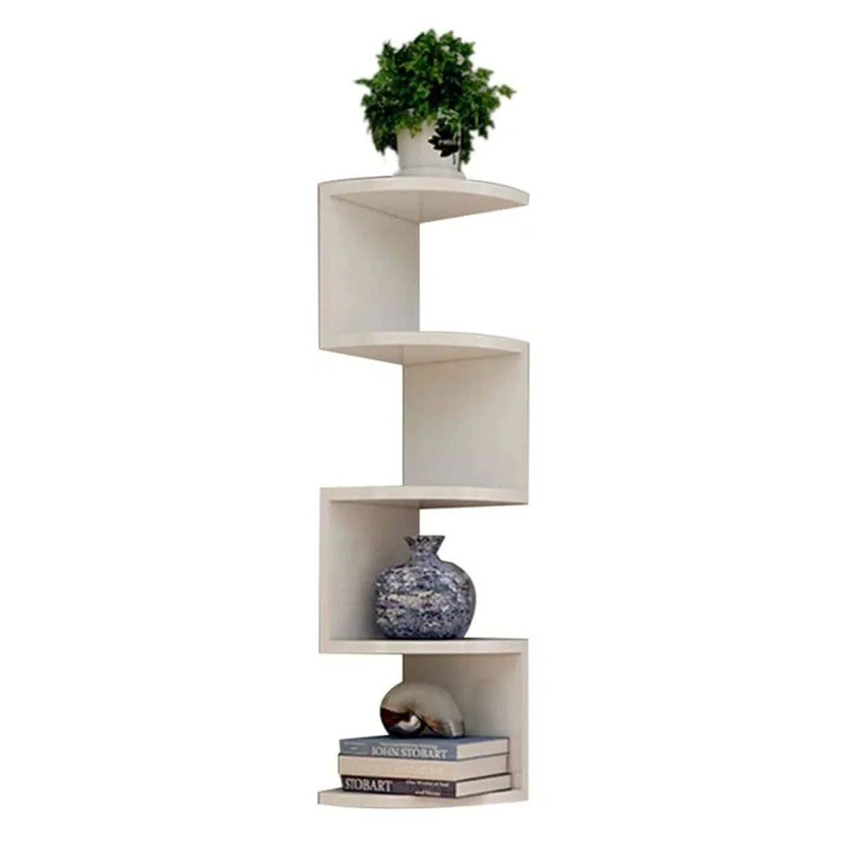 

5-Story Shelf Corner Floating Shelf Wall Shelf Corner Bookshelf Family Kitchen Storage Living Room Decoration