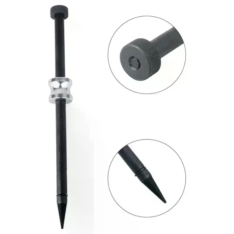 

1 шт., съемник уплотнений форсунки, топливный инжектор, медная шайба, инструмент для удаления, стальной конус, наконечник с резьбой с скользящим молотком, инструмент для разборки автомобилей