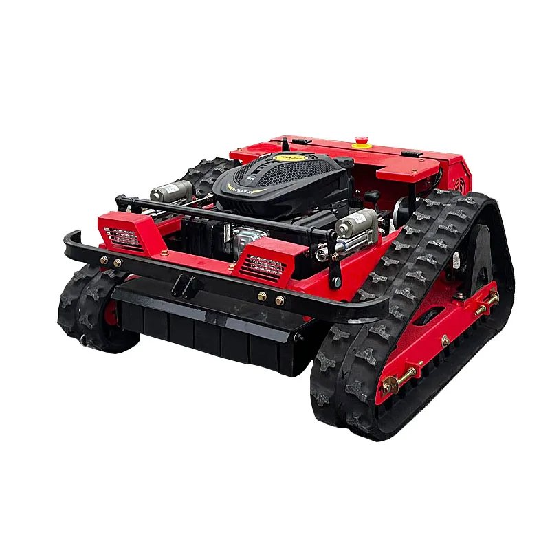 Home Delivery, China Made Remote Controlled Tracked Farm Tiller and Lawn Mower, Factory Direct Sales.