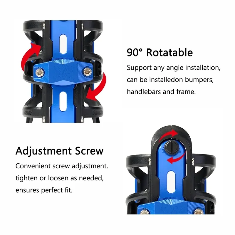 For Yamaha Tracer 700 900 7 9 Gt 700Gt 900Gt Water Drink Cup Holder Coffee Beverage Bottle Cage Sdand Accessories Blue Red Black