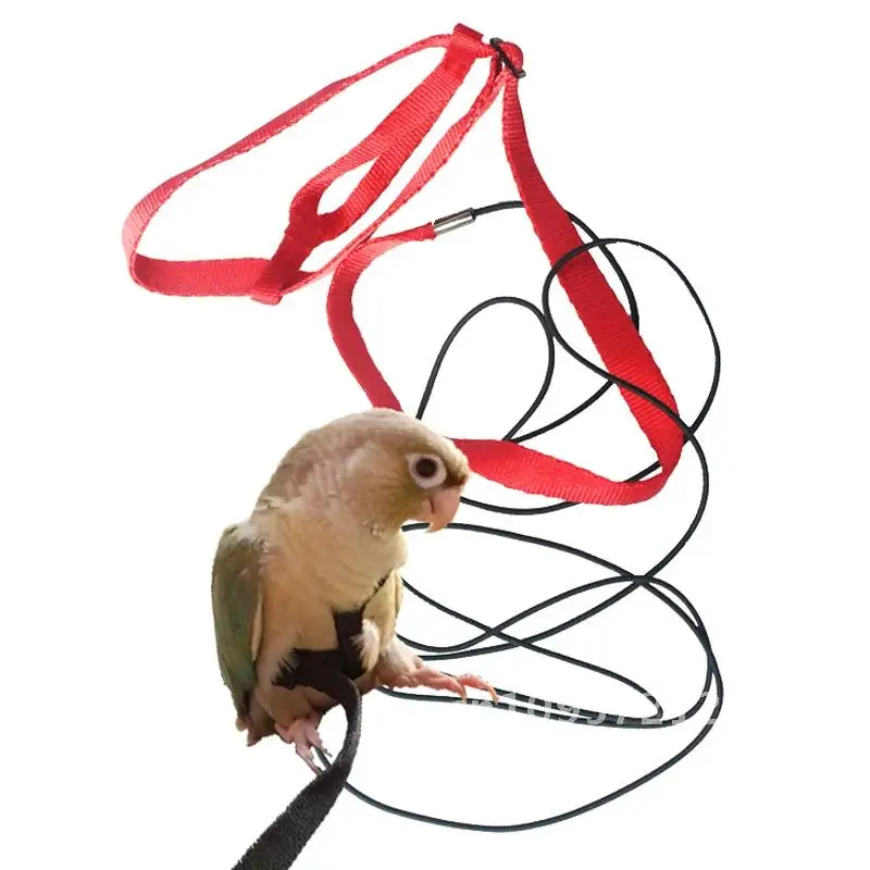 Bird Leashes Anti-bite Flying Training Rope Parrot Kits Portable Harness Leash Ultralight Pet Soft Playthings