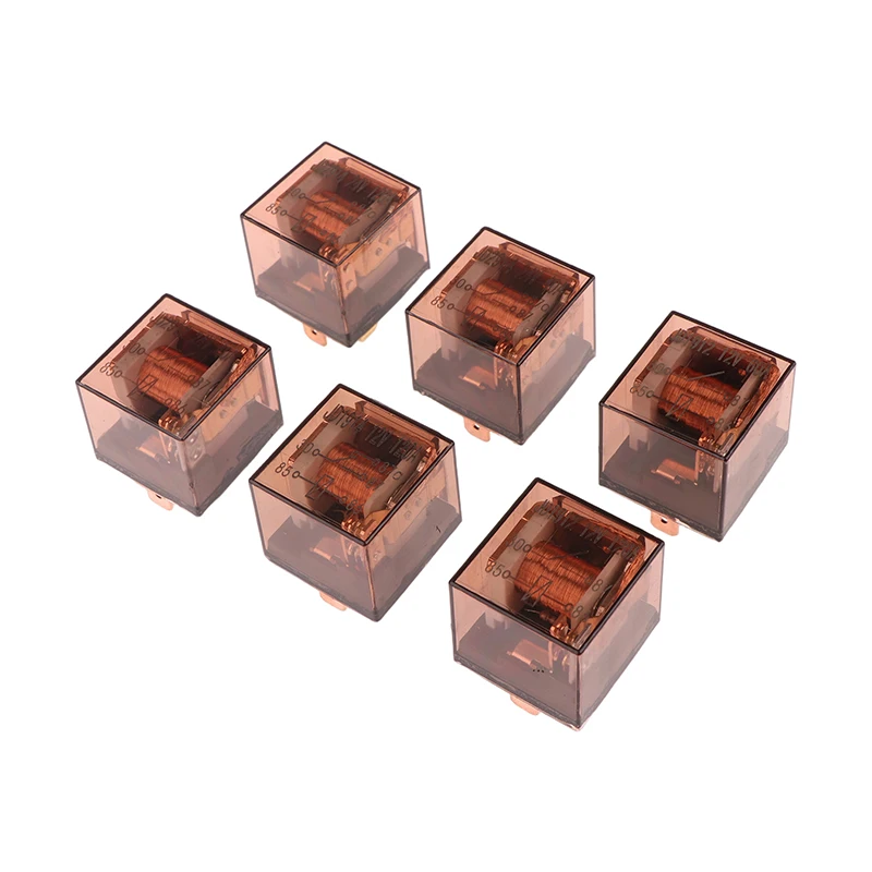 DC 12V 24V Waterproof Automotive Relay 4Pin 5Pin SPDT Car Control Device Relays 40A 60A 120A Car Relays High Capacity Switching