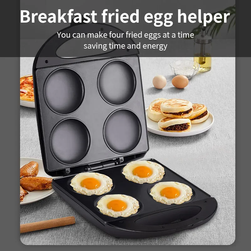 Houselin Mini Pancake Pan - Make 4 Unique Flapjack , Nonstick Pan Cake Maker Griddle for Breakfast Fun & Easy Cleanup