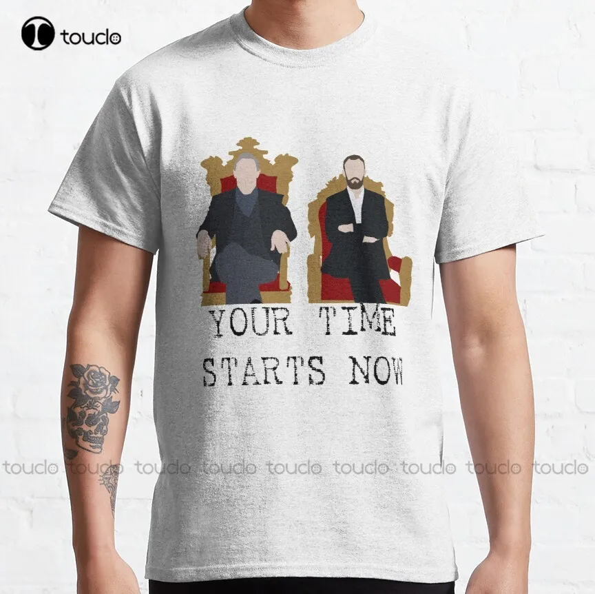 Your Time Starts Now. Taskmaster Greg Davis Alex Horne Classic T-Shirt Red Shirts For Men Make Your Design Fashion Tshirt Summer