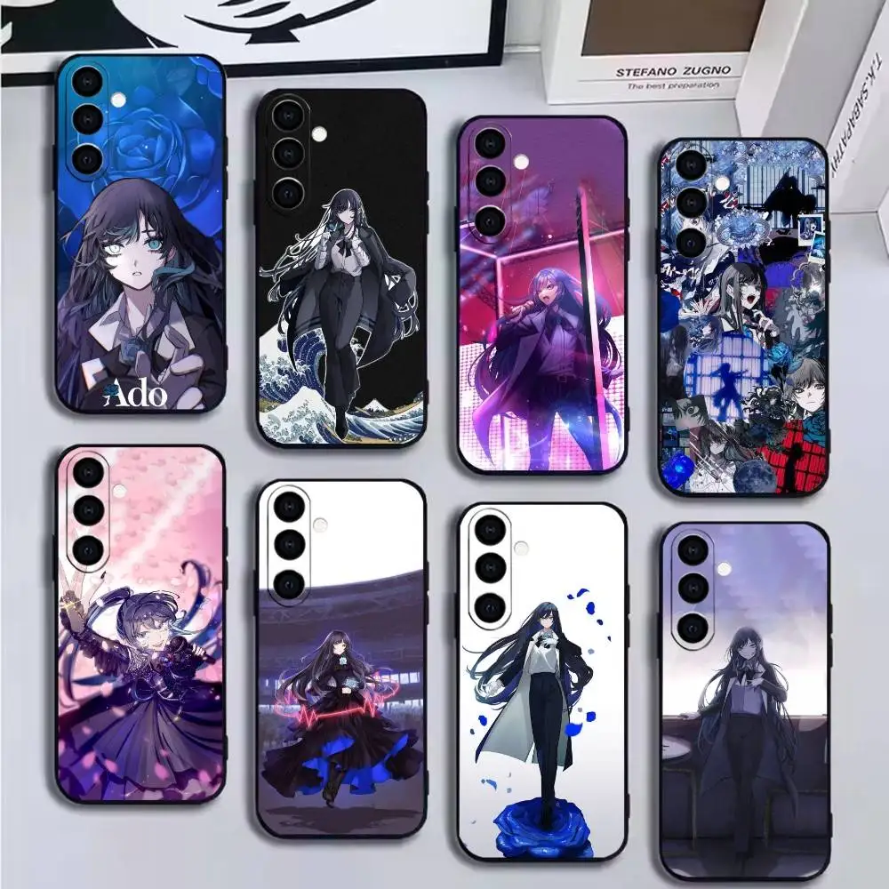 A-Ado Japanese Singer Phone Case For Samsung GalaxyA13,21s,22,31,32,52,53,71,72,73,Soft Black Cover