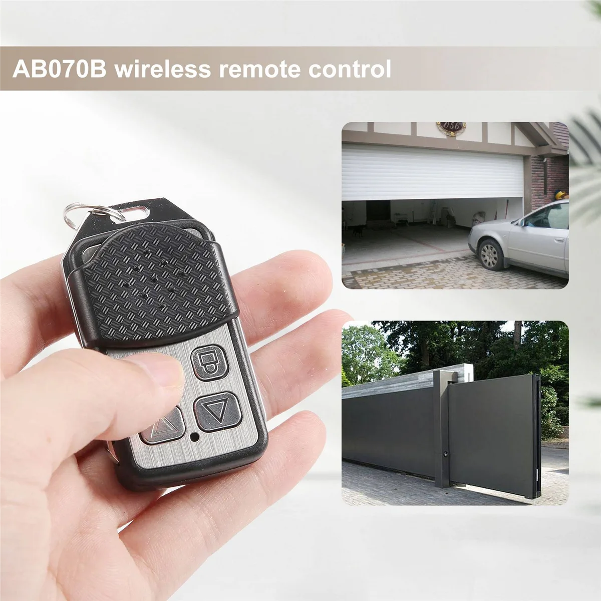 Nuovo telecomando senza fili per apriporta elettrico per garage a 4 pulsanti, accenditore 433MHZ, telecomando wireless a radiofrequenza