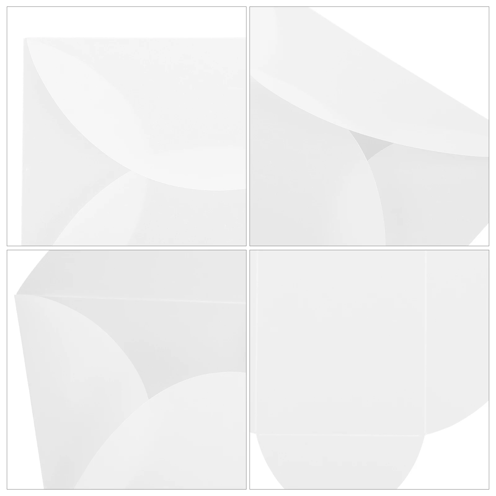 

10pcs 5x7 Envelopes Wedding Invitations Elegant Blank Petal Shaped Cards Paper Transparent Gold Foil Business Birthday