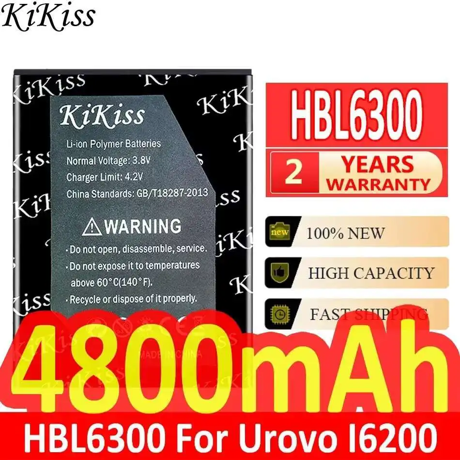 

Безопасный HBL6300 4800 мАч для сканера Urovo I6200, аккумулятор для мобильного телефона, надежный источник питания, промышленный портативный терминал, аккумулятор