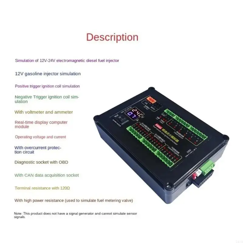 AA87 Fuelinjection Ignition Simulator Maintenance Platform Testing Equipment For Diesels Vehicle Computer Board PD60