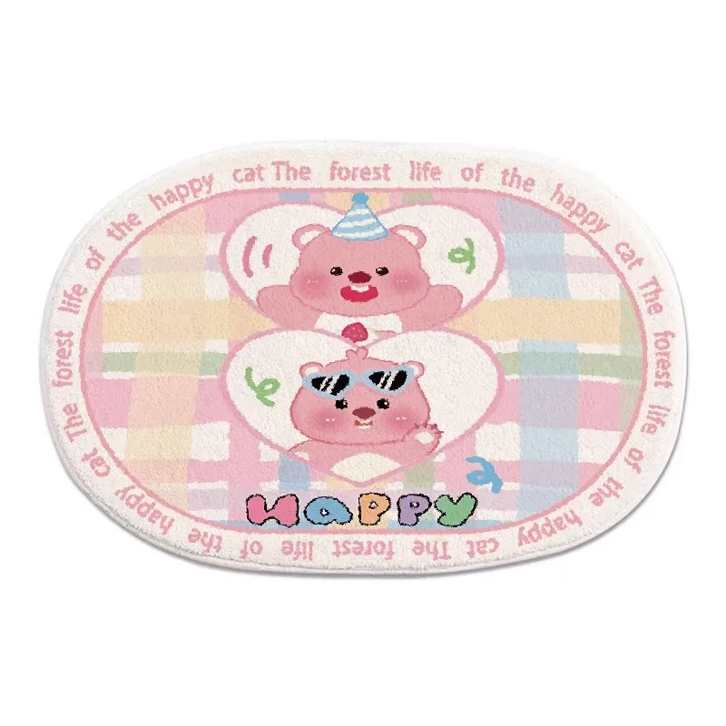 

Cute little beaver bathroom absorbent carpet non-slip floor mat