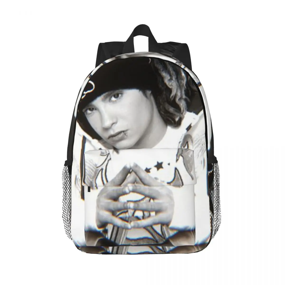 Tokio Hotel Tom Kaulitz Music Band Backpack Daypack Large Capacity Boys Girls BookBag Shoulder Bags for Men Women School Bag