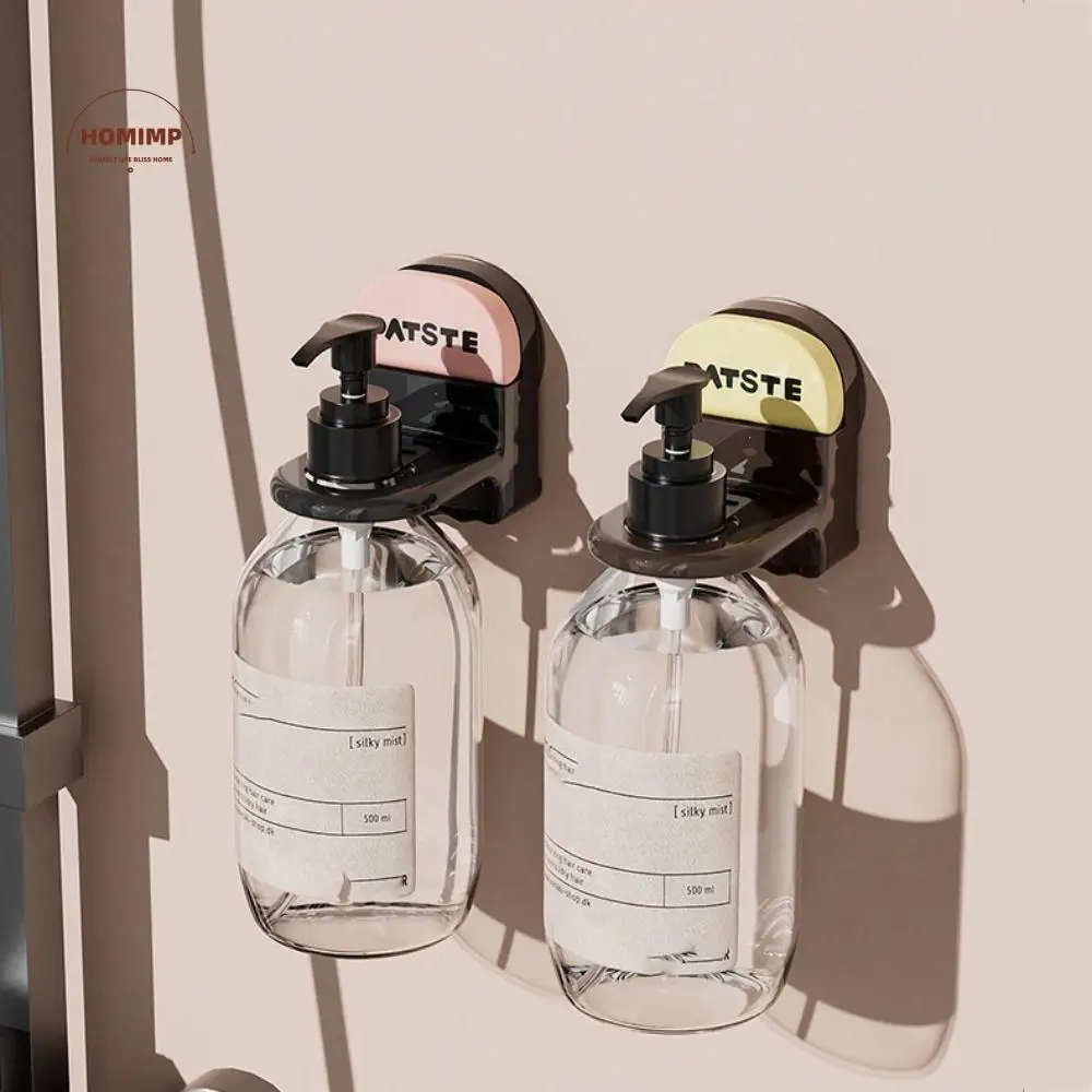 

Self-Adhesive Shower Gel Hanger Wall Mounted Space Saving Detergent Storage Rack Suction Cup Soap Bottle Holder RV