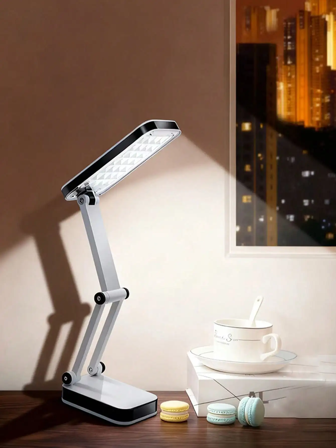 LED Foldable Desk Lamp: Lightweight Portable, Soft Eye-Friendly, Indoor/Outdoor Emergency Light
