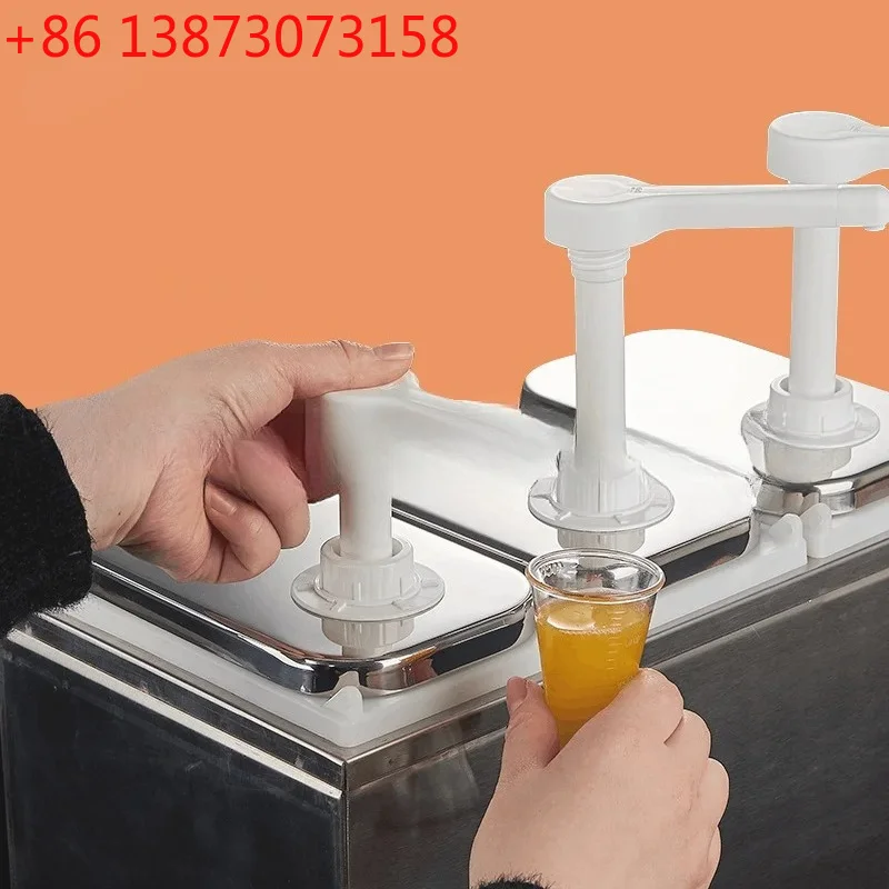 

Condiment Pump Bottle 2.3L Manual Salad Stainless Steel Detachable Ketchup Sauce Dispenser Pump for Bar Home Restaurant Kitchen