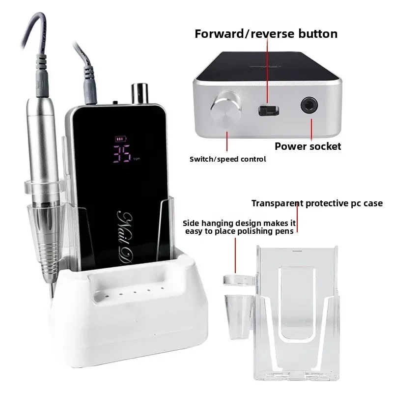 أداة إزالة أظافر احترافية لتخزين الأظافر على شكل كوب مجوف لإزالة الجلد الميت