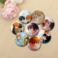 32/44/58mm Round Manga SASAKI and MIYANO Brooches for Handmade Backpack Clothes Enamel Pins Cartoon Cosplay Anime Badges Gifts
