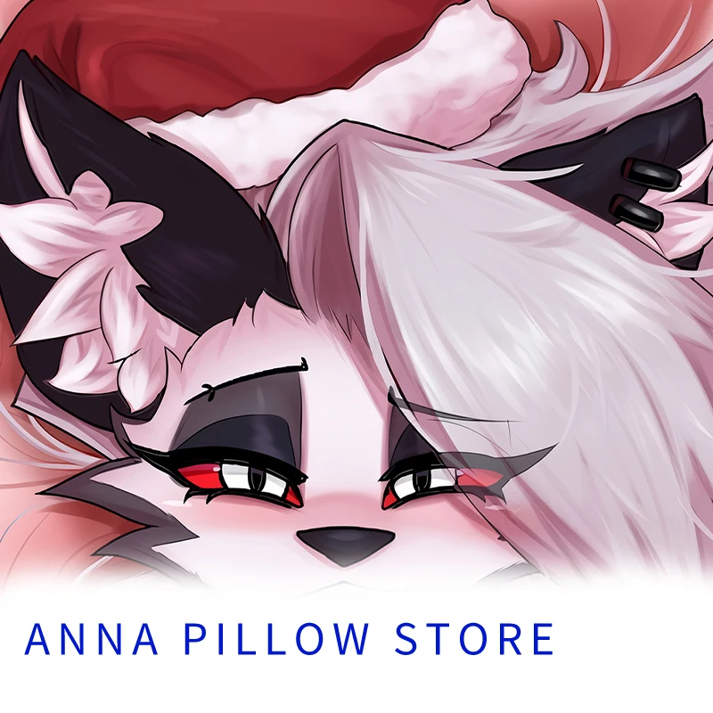 Furry Anime Mythology Loona Helluva Boss Pillow case Cover Double-Sided Print Dakimakura Life-size Body Pillow