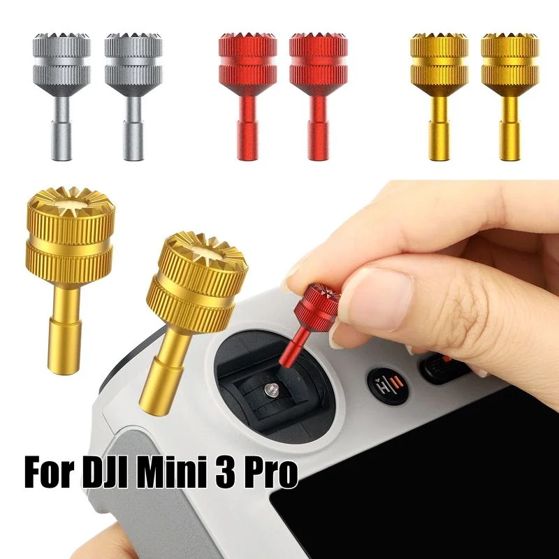 2Pcs Controller Sticks For DJI Mini 3 PRO Remote Controller Replacement Thumb Rocker Joystick Spare For DJI Mavic Mini 3 Pro