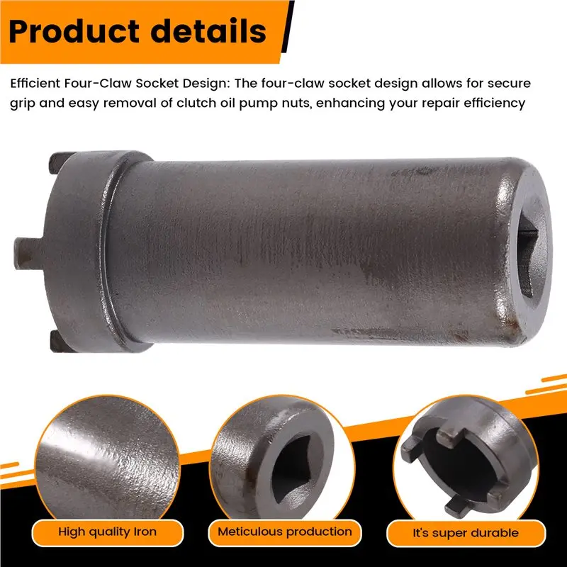 AS57-ATV bicicleta da sujeira para gy650 cg125 jh70 ferramenta removedor de porca de bloqueio ferramenta de soquete de embreagem da motocicleta acessório de quatro garras motocicleta