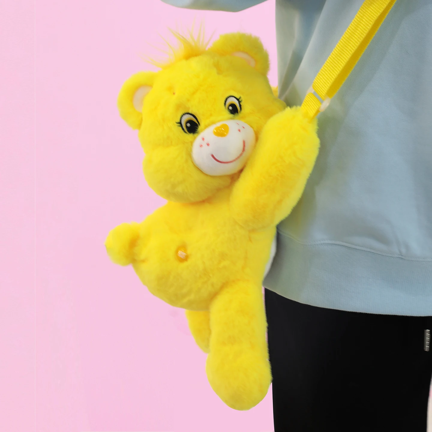 Care Bears Leuke Pluche Crossbody Tas Cartoon Gevulde Pop Rugzak Meisjes Opbergtas Perfect Verjaardagscadeau