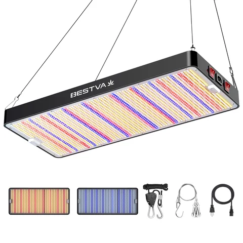 BESTVA DC4000W Grow Light Full Spectrum 400W 5000K Led Plants Light For Indoor Plant Seed Veg Flower Hydroponics Growing System