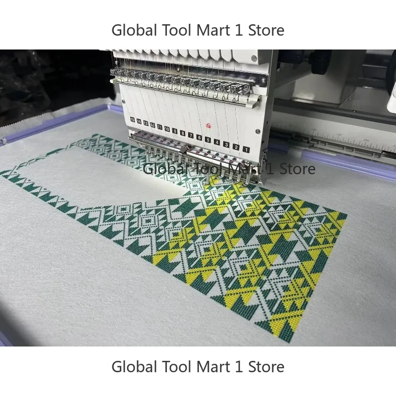 High Quality Industrial Computerized Tshirt Embroidery Machine 15 N-dles Single Head for Home Use New Condition