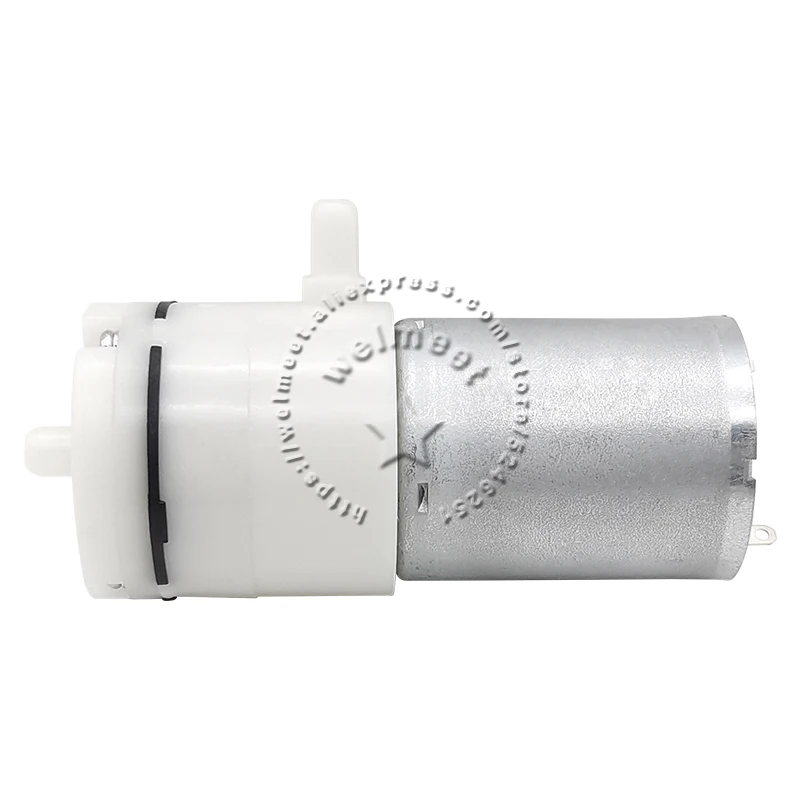 Bomba de aire de diafragma de vacío autocebante, Micro 370, eléctrica, extracción de presión negativa, DC3.7V/4,5 V/6V/7,4 V/9V/12V/24V #2