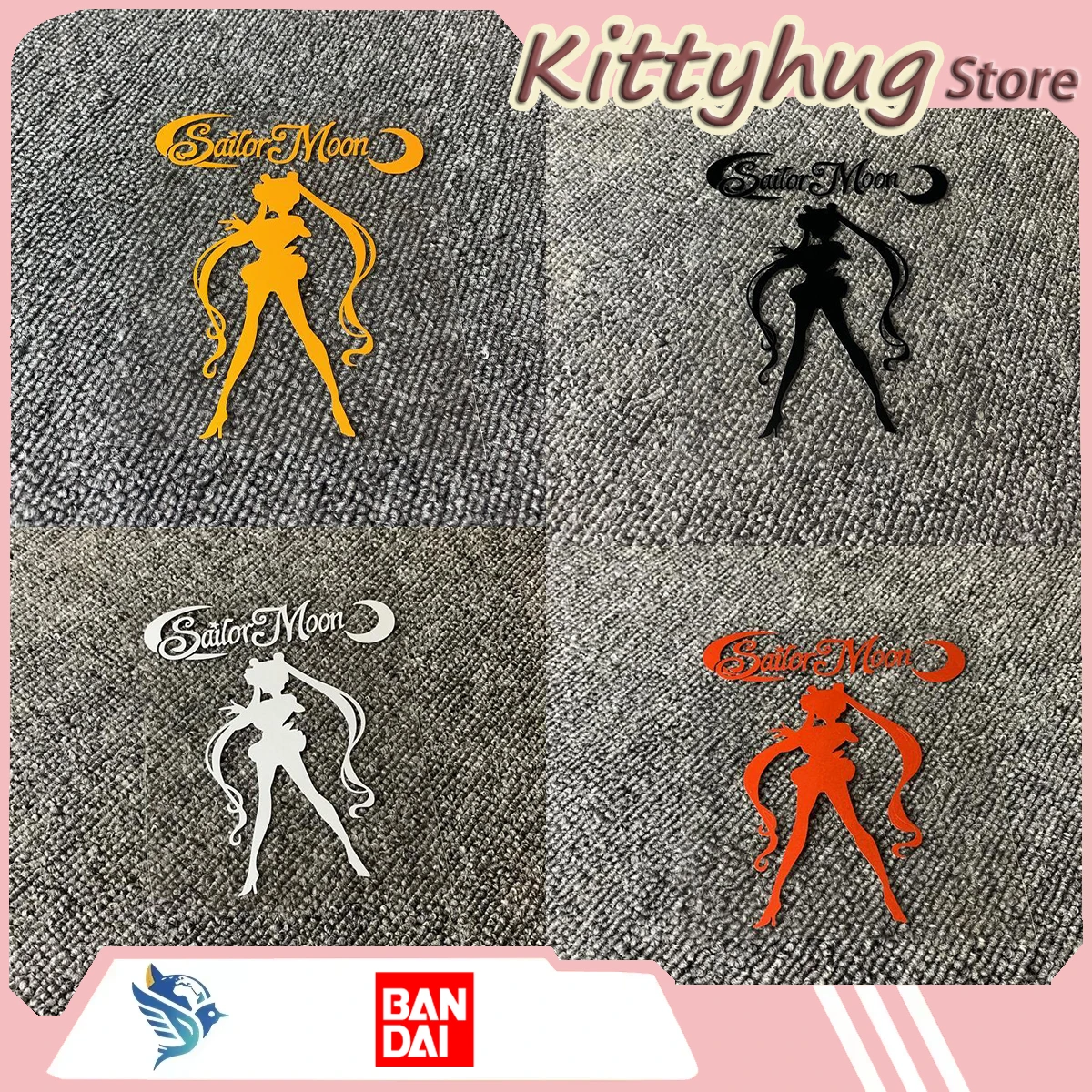 Sailor Moon Paster Computer Electrocar Automobile Waterproof Sticker Anime Peripheral Girl'S Birthday Present