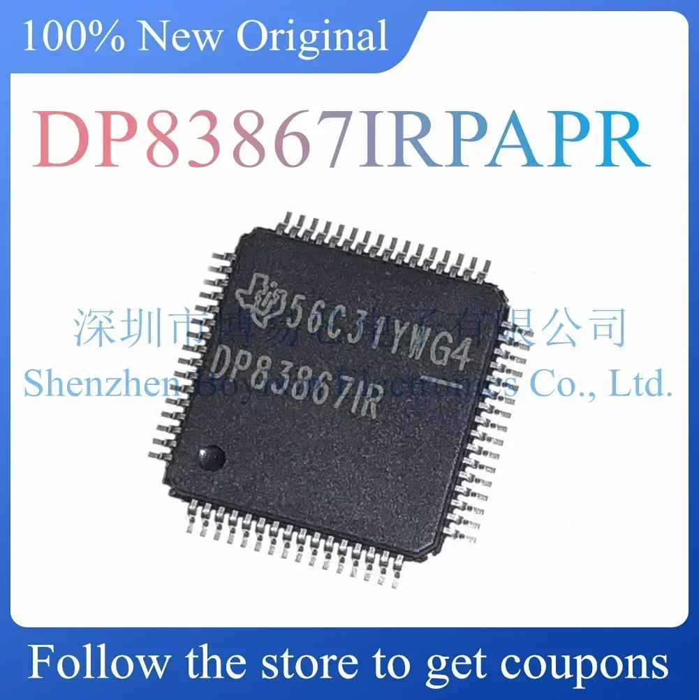 

NEW DP83867IRPAPR.Original Product.HTQFP-64