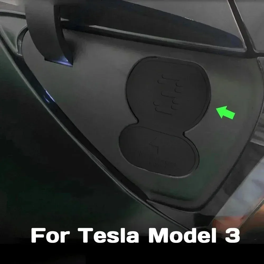 For Tesla Model 3 Model Y Charging Port Cover Protector CCS EU Plug Version Cap Waterproof Dustproof Silicone Car Accessories
