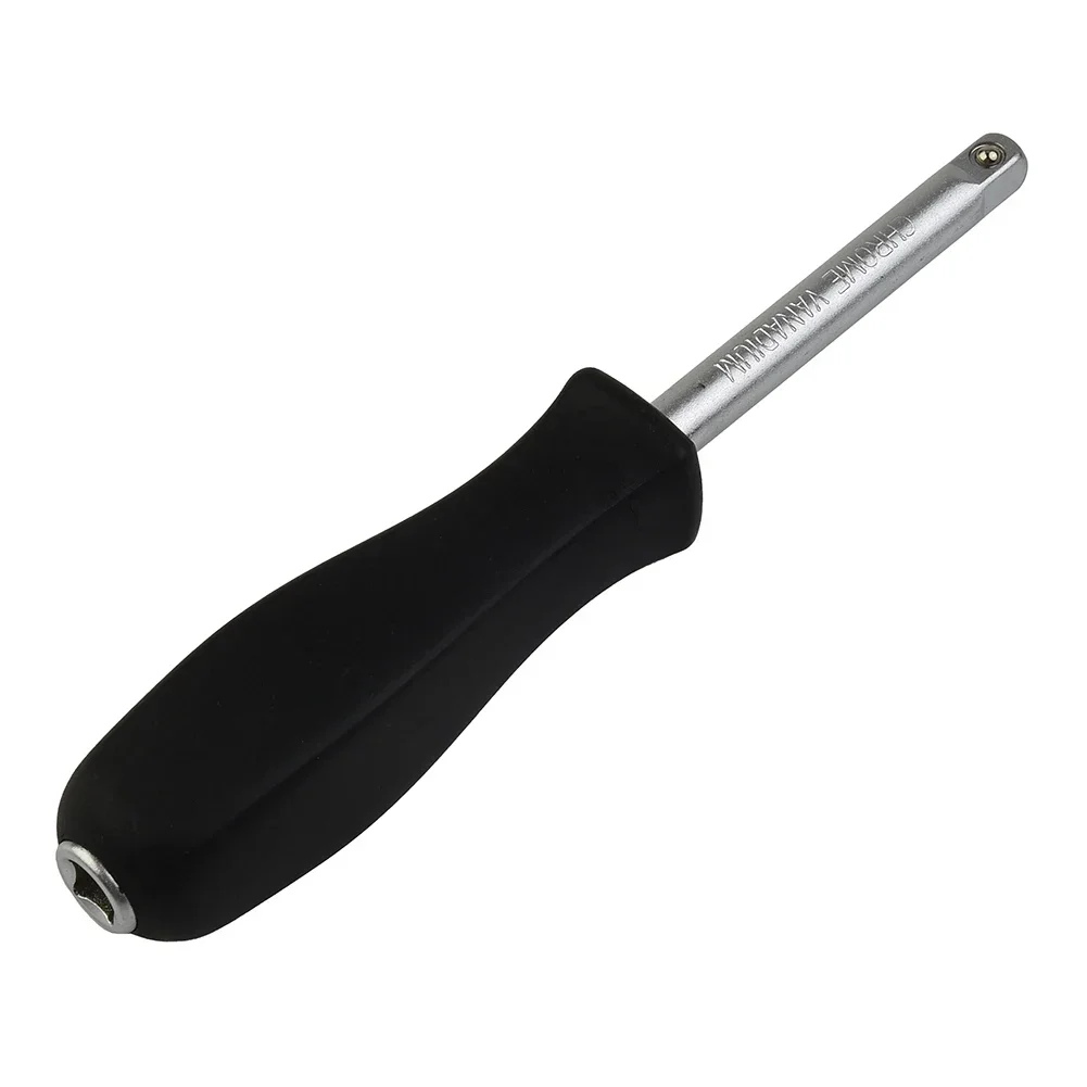 High Quality Connecting Rod Screwdriver Small Spinner Square Rubber Handle 1/4\