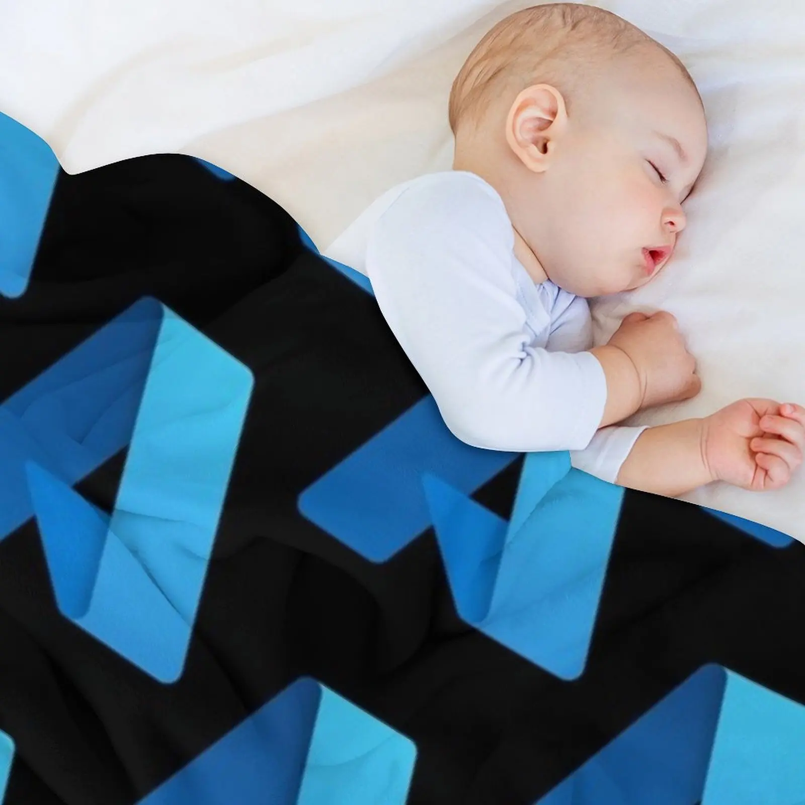 بطانية رمي بشعار Microsoft Azure 2021، بطانية رمي فاخرة للنوم، بطانيات منقوشة للسرير