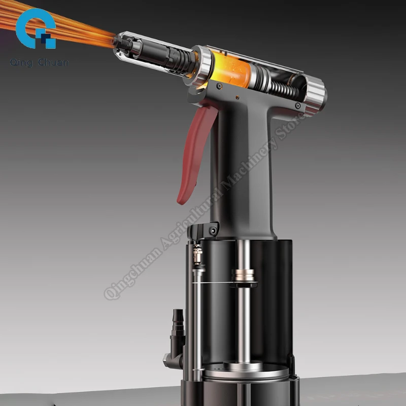 Pneumatic Rivet Gun Industrial Grade Fully Automatic Aluminum Riveting Coreless Stainless Steel Rivet Gun