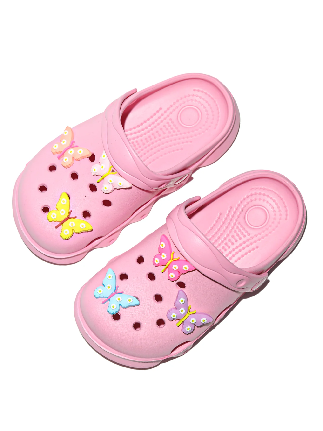 Kinder-Clogs, Leichte EVA-Gartenschuhe, Wasserdichte Rutschfeste Sandalen, Bequeme Slip-On Schuhe für Drinnen und Draußen 1214 – Detail 13
