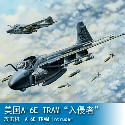 Hobby Boss 81710 1/48 A-6E TRAM Intruder Attack Aircraft Warplane Model Plastic TH05561-SMT6