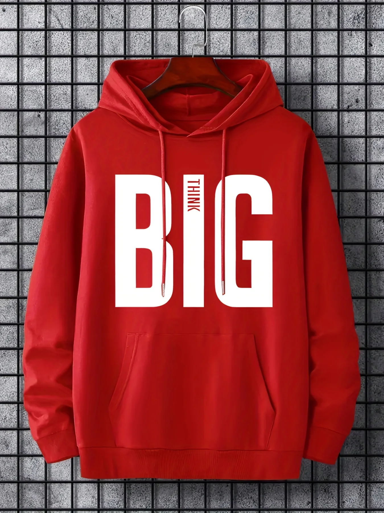 Men's casual hoodie with a 