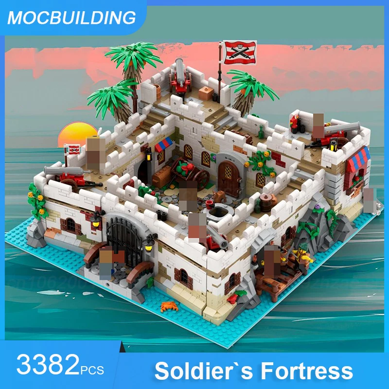 MOC Building Blocks Islands Bundle Model DIY Assemble Bricks Castle Architecture Educational Creative Xmas Toys Gifts 6957PCS