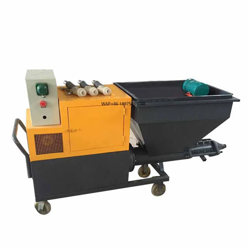 

New Vendor Dealer's Mortar Spraying Machine Efficient Sandblasting Process with Core Pump Components