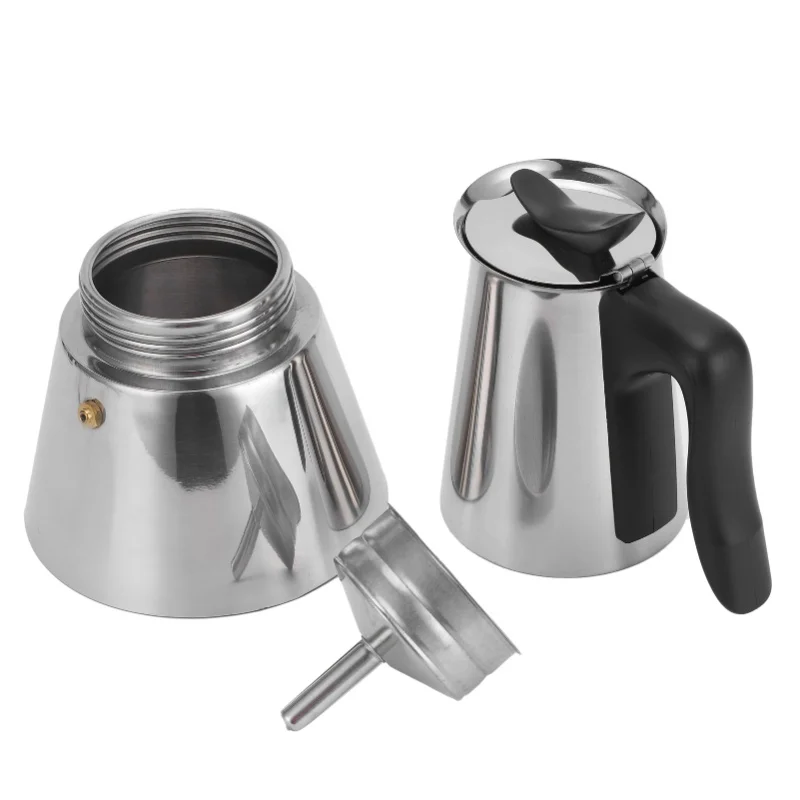 300ml Stainless Steel Electric Coffee Pot Drip Coffee Maker Machine Portable Brewer Kettle Hot Water Boiler 220V EU Plug